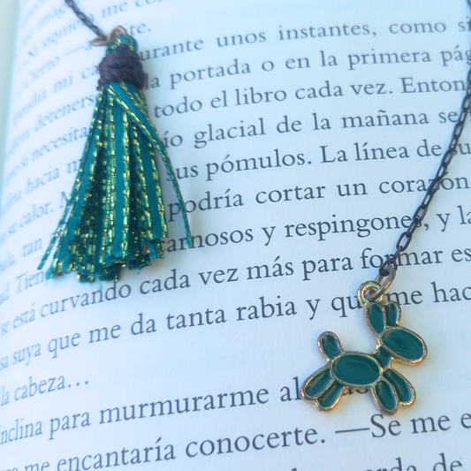 MARCAPÁGINAS CADENA PERRITO GLOBO