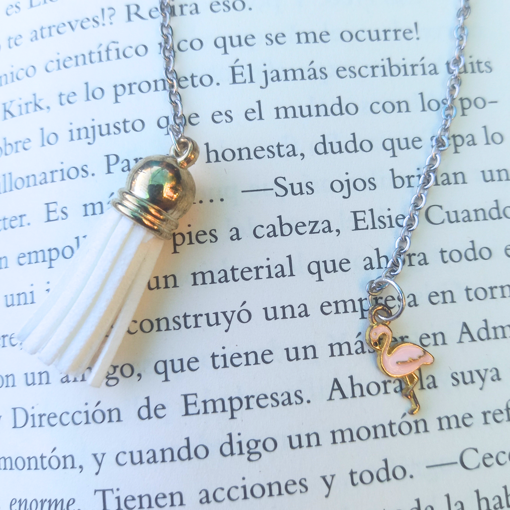 MARCAPÁGINAS CADENA FLAMENCO