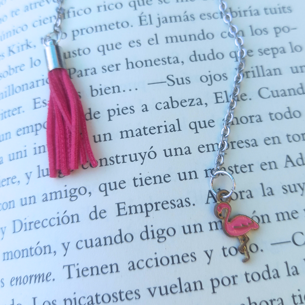 MARCAPÁGINAS CADENA FLAMENCO