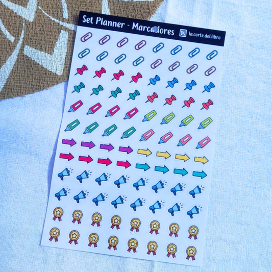 STICKERS PLANNER MARCADORES