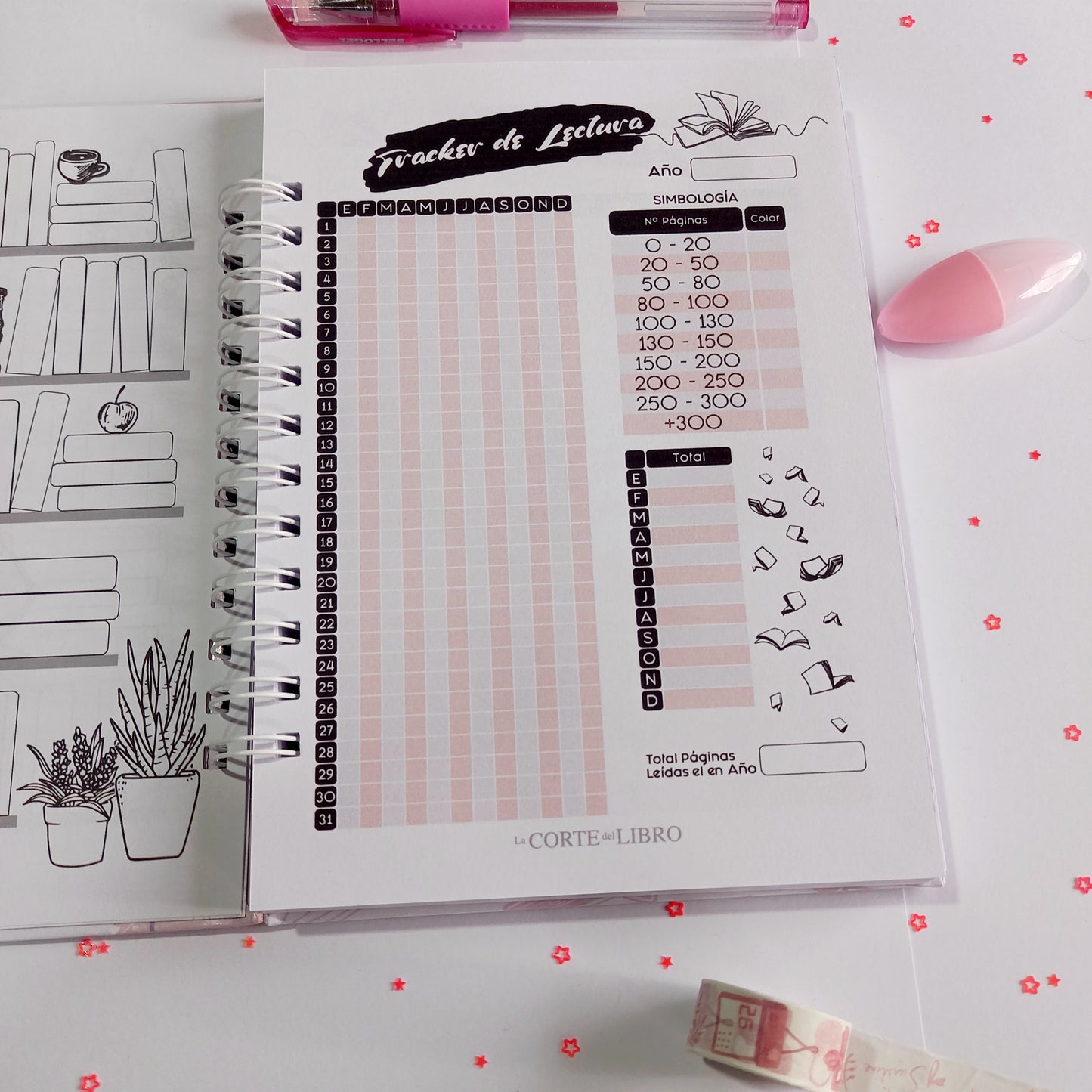 READING JOURNAL PASTEL