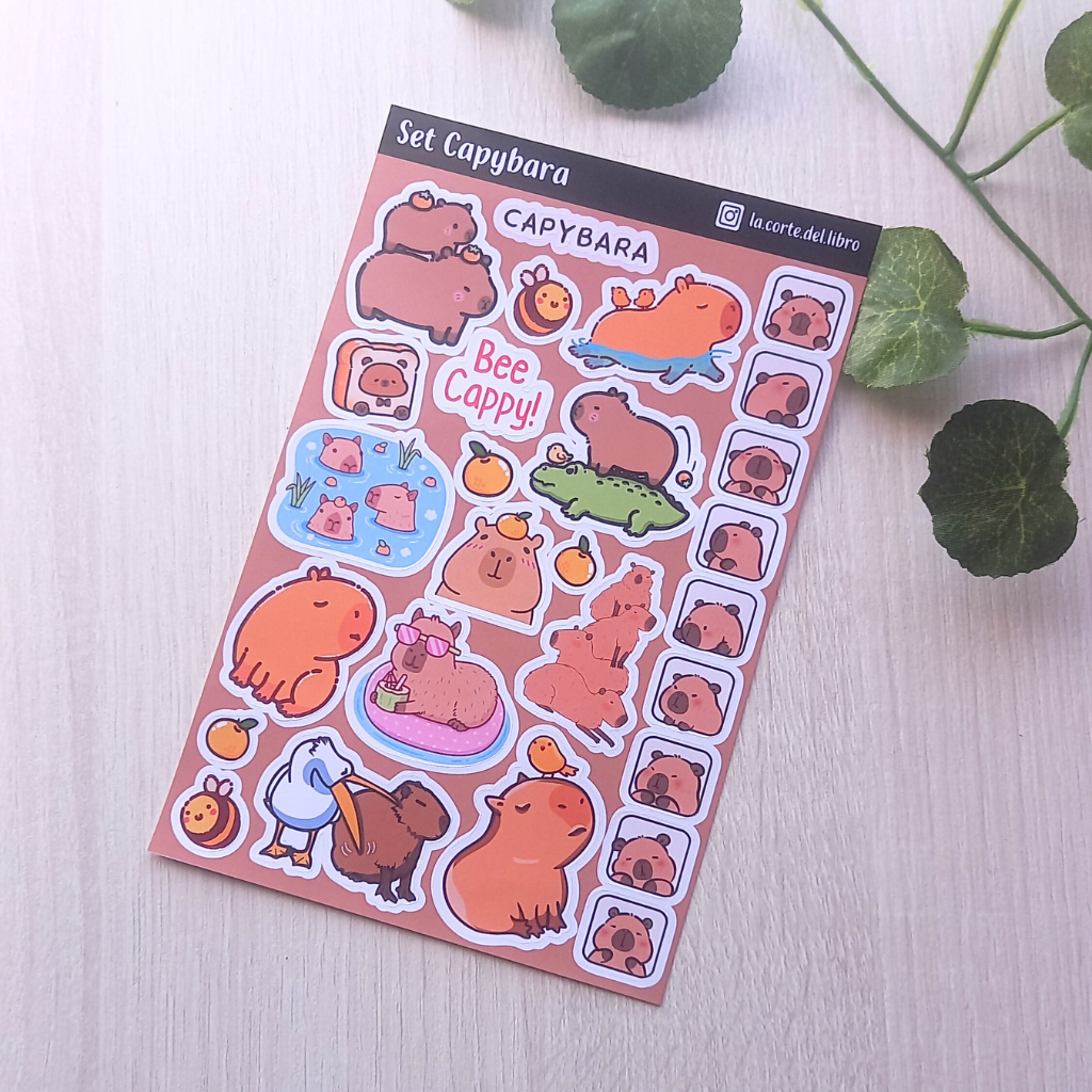 STICKERS CAPIBARA