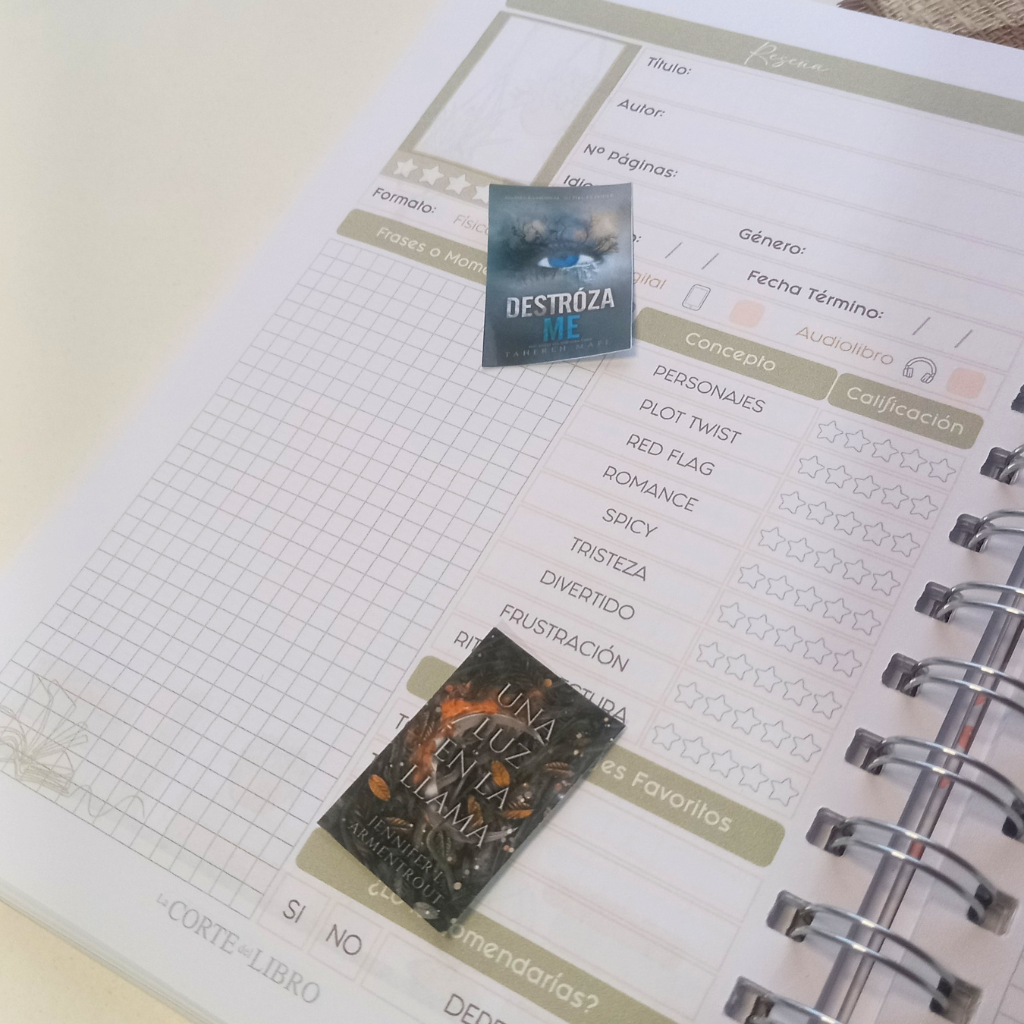 READING JOURNAL BOOK VERDE