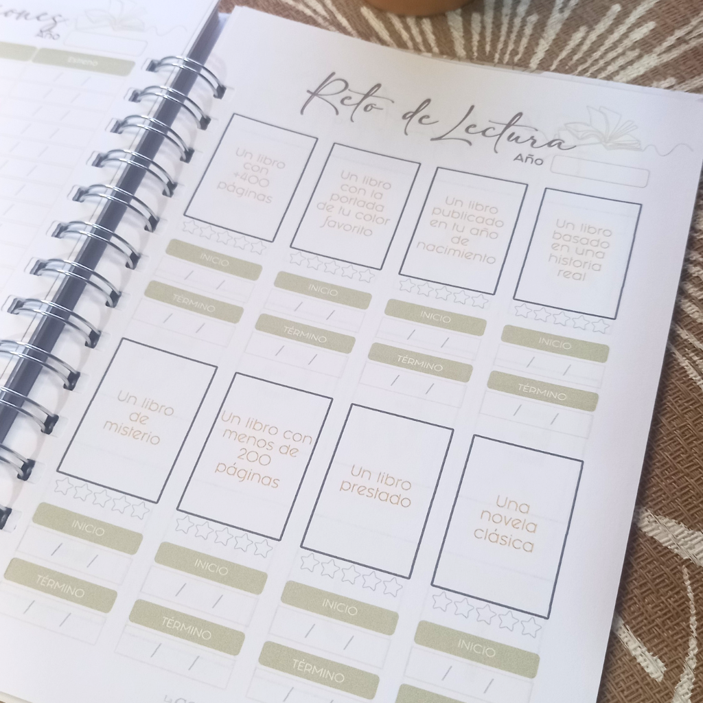 READING JOURNAL BOOK VERDE