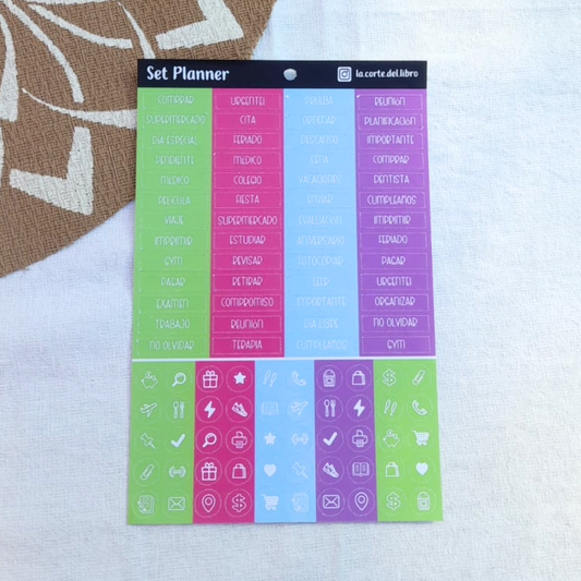 STICKERS PLANNER FUNCIONAL