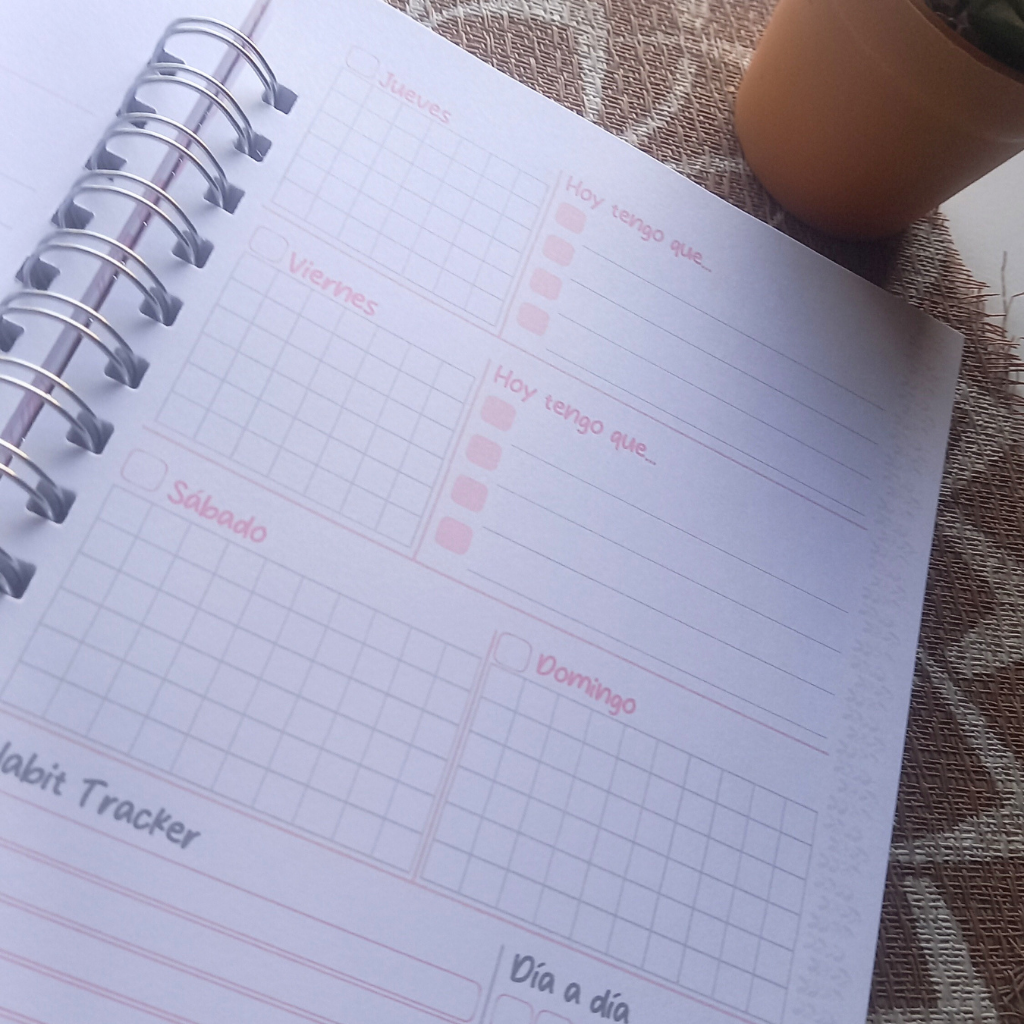 PLANNER SEMANAL POSITIVE VIBES