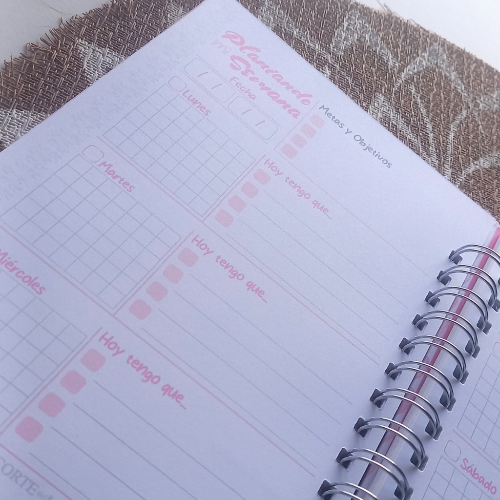 PLANNER SEMANAL POSITIVE VIBES