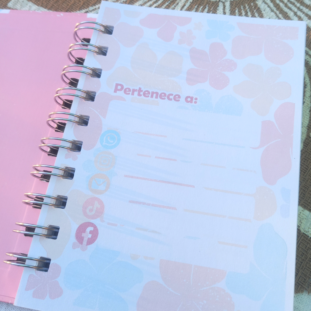 PLANNER POCKET FLORAL