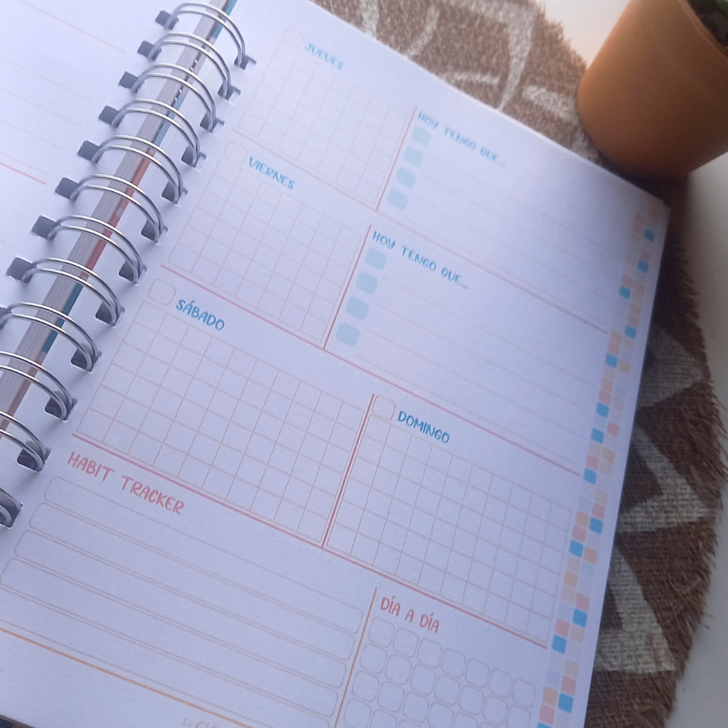 PLANNER SEMANAL NARANJO