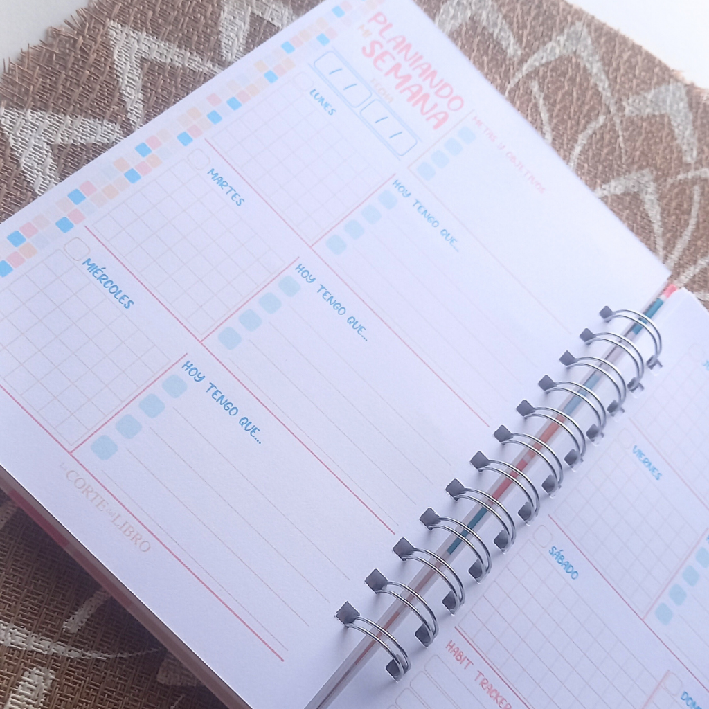 PLANNER SEMANAL NARANJO