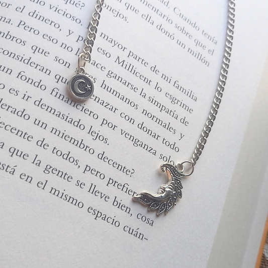 MARCAPÁGINAS CADENA LUNA