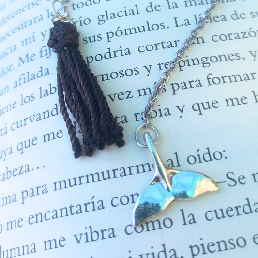 MARCAPÁGINAS CADENA COLA BALLENA