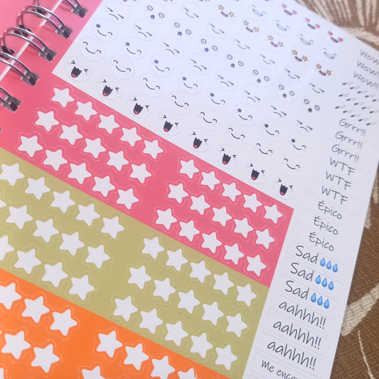 READING JOURNAL BOOK ROSADO