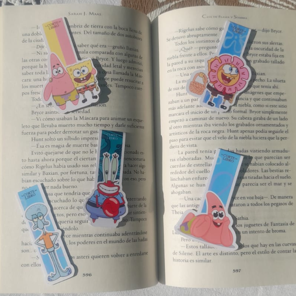MARCAPÁGINAS BOB ESPONJA