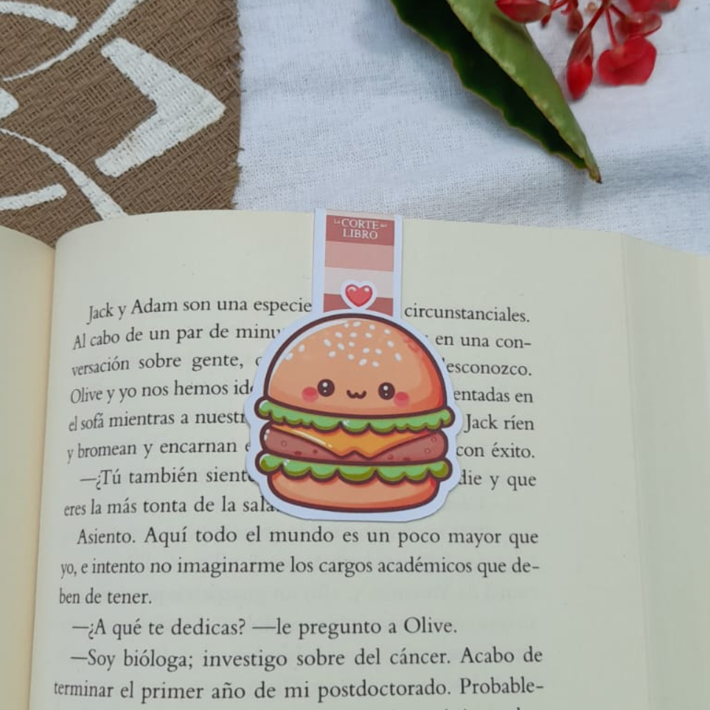 MARCAPÁGINAS COMIDA