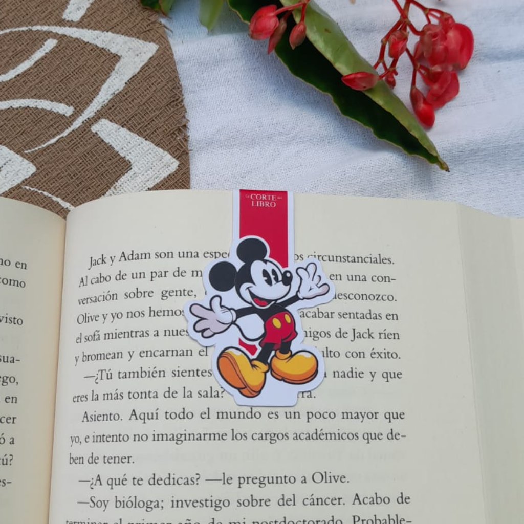 MARCAPÁGINAS MICKEY Y MINNIE