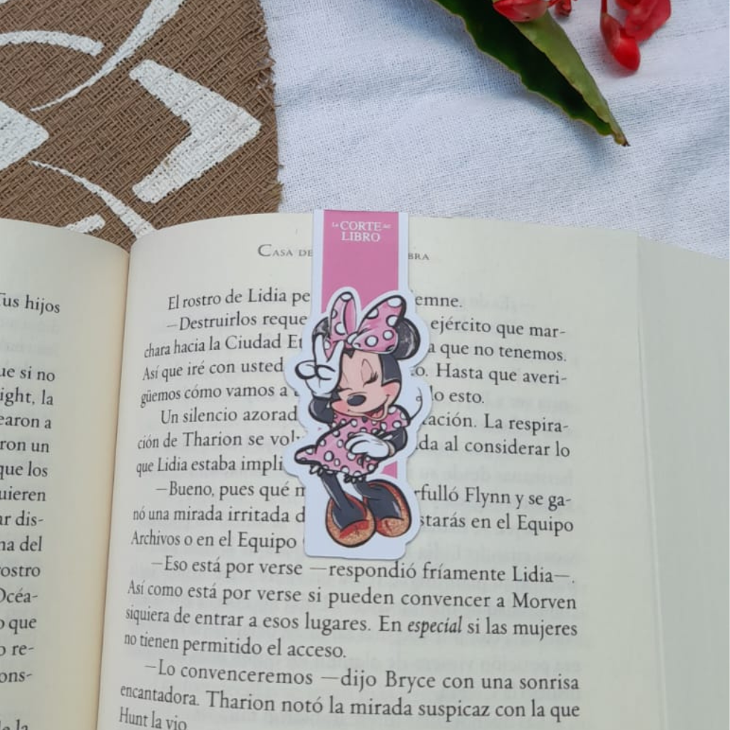MARCAPÁGINAS MICKEY Y MINNIE