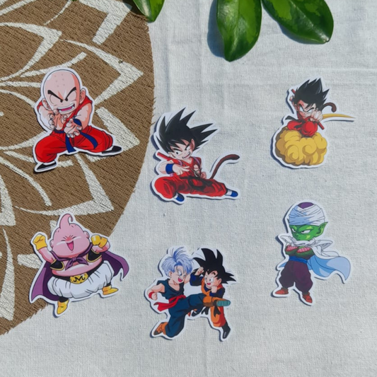 SET STICKERS DRAGON BALL