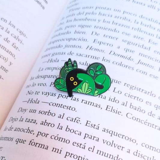 PIN GATO NEGRO PLANTAS