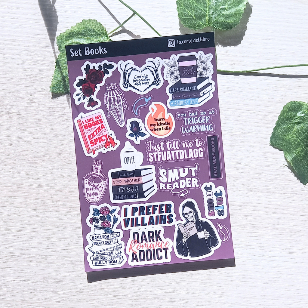 STICKER BOOK DARK ROMANCE