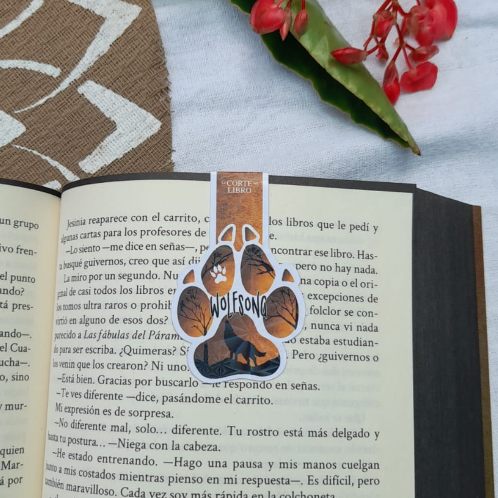 MARCAPÁGINAS LA CANCIÓN DEL LOBO