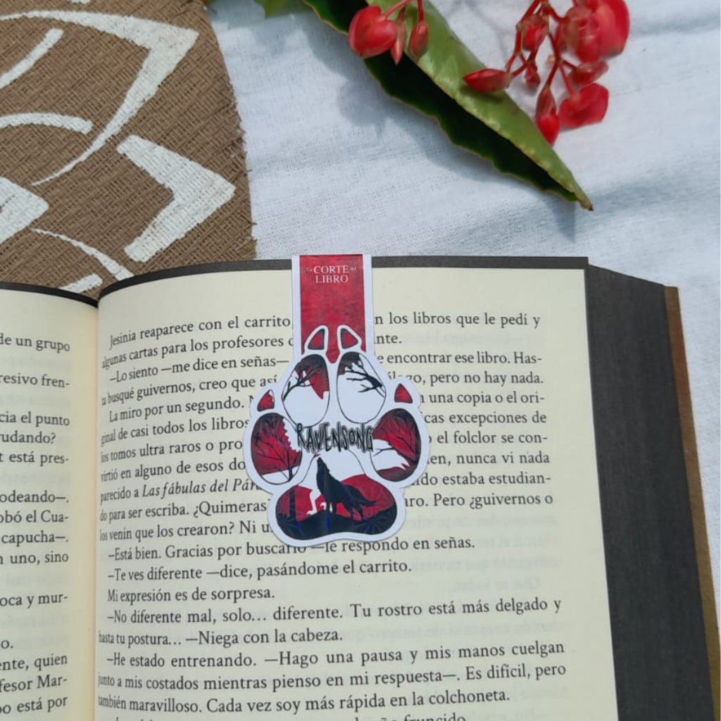 MARCAPÁGINAS LA CANCIÓN DEL LOBO
