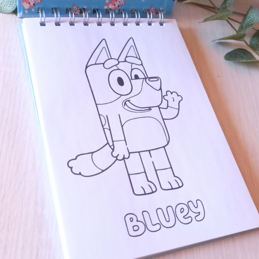 LIBRO PARA COLOREAR BLUEY