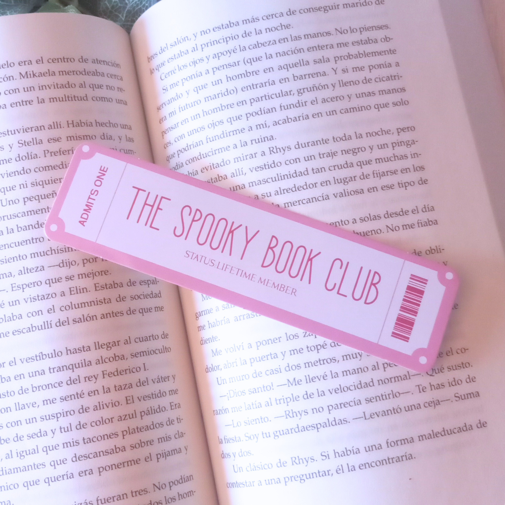 MARCAPÁGINAS TICKET BOOK CLUB