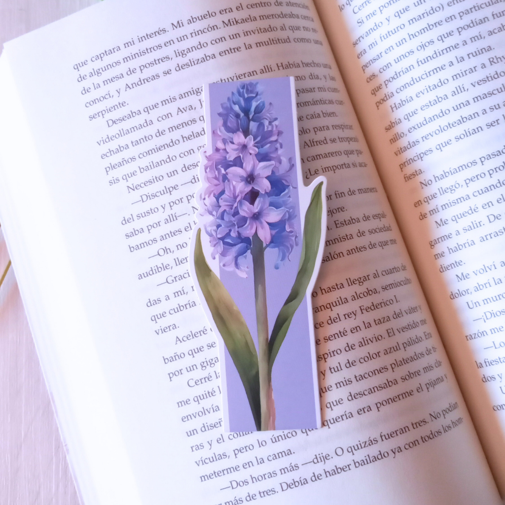 MARCAPÁGINAS FLORES