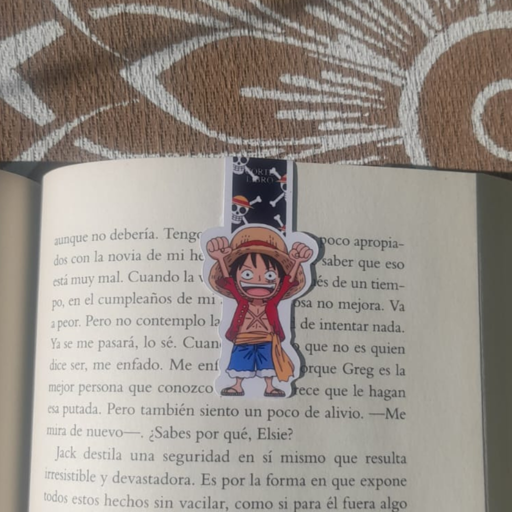 MARCAPÁGINAS ONE PIECE
