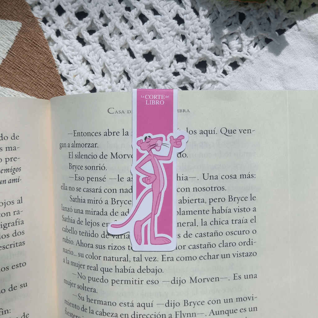 MARCAPÁGINAS PANTERA ROSA