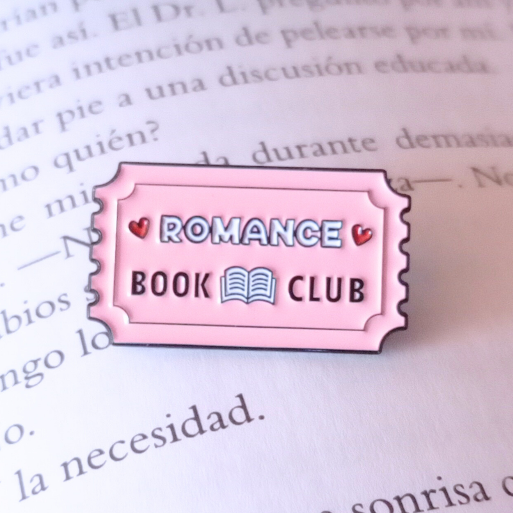 PIN TICKET ROMANCE BOOK CLUB