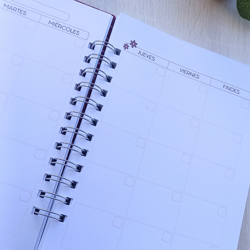 PLANNER DOCENTE FLORAL