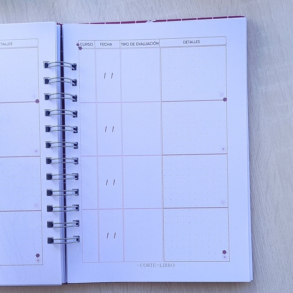 PLANNER DOCENTE FLORAL