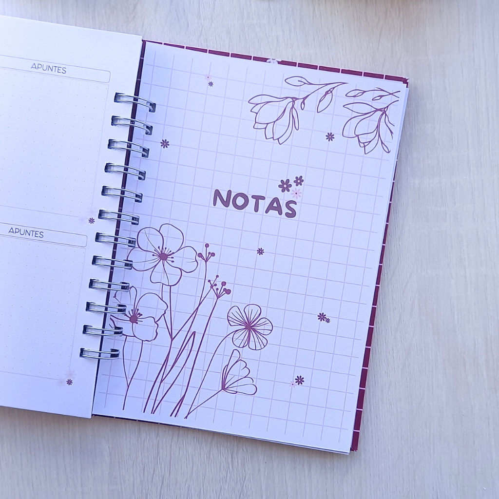 PLANNER DOCENTE FLORAL