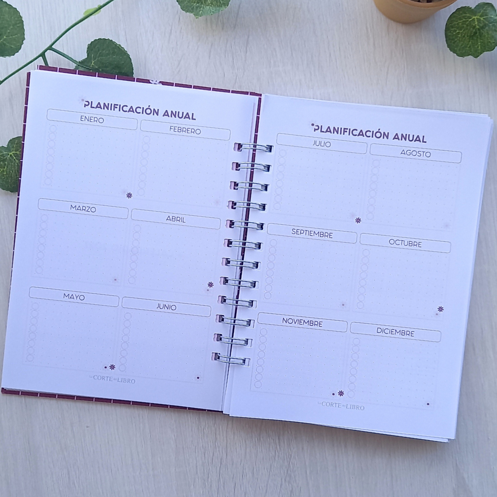 PLANNER DOCENTE FLORAL