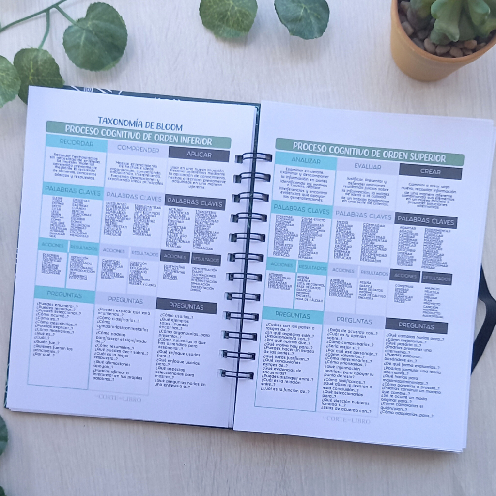PLANNER DOCENTE VERDE PIZARRA