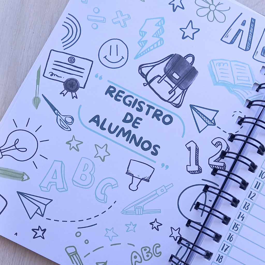 PLANNER DOCENTE VERDE PIZARRA