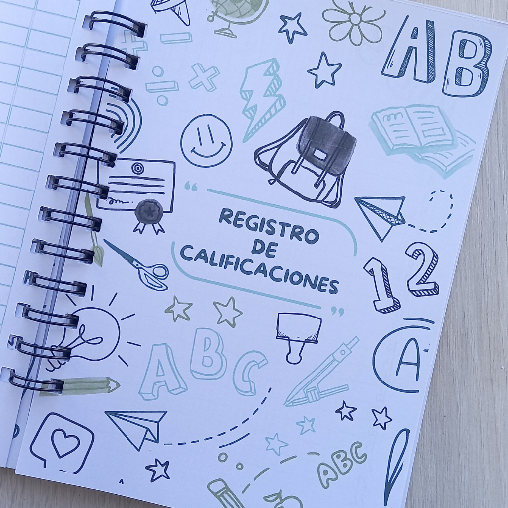 PLANNER DOCENTE VERDE PIZARRA