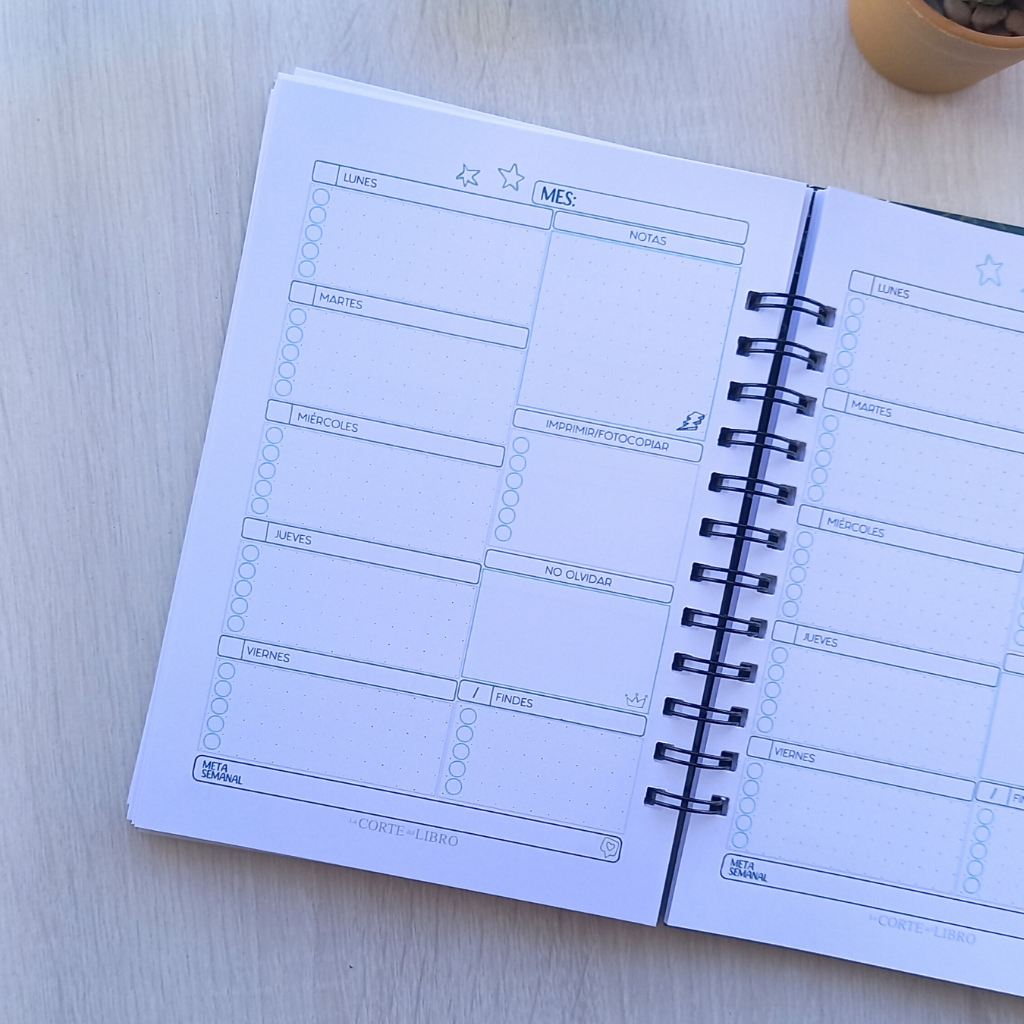 PLANNER DOCENTE VERDE PIZARRA