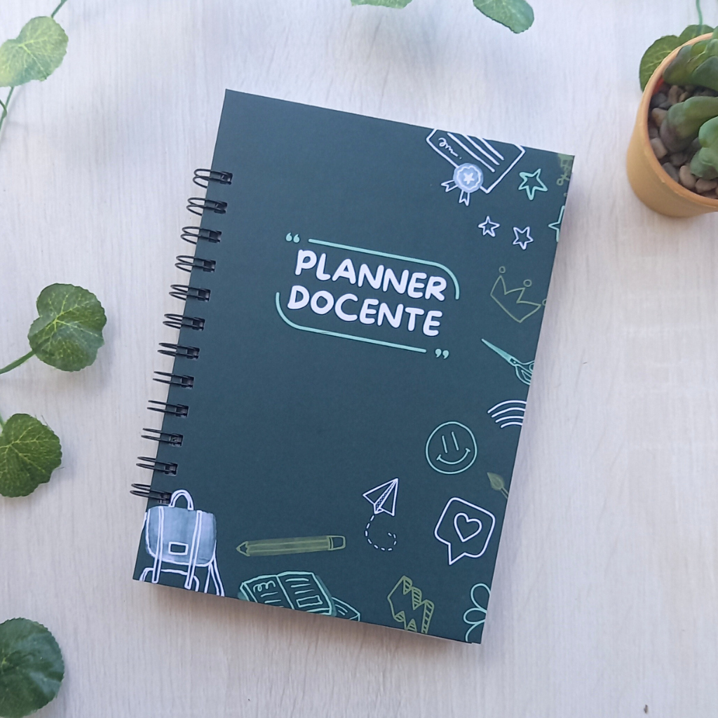 PLANNER DOCENTE VERDE PIZARRA