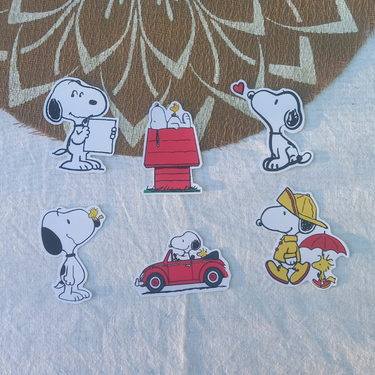 SET STICKERS SNOOPY