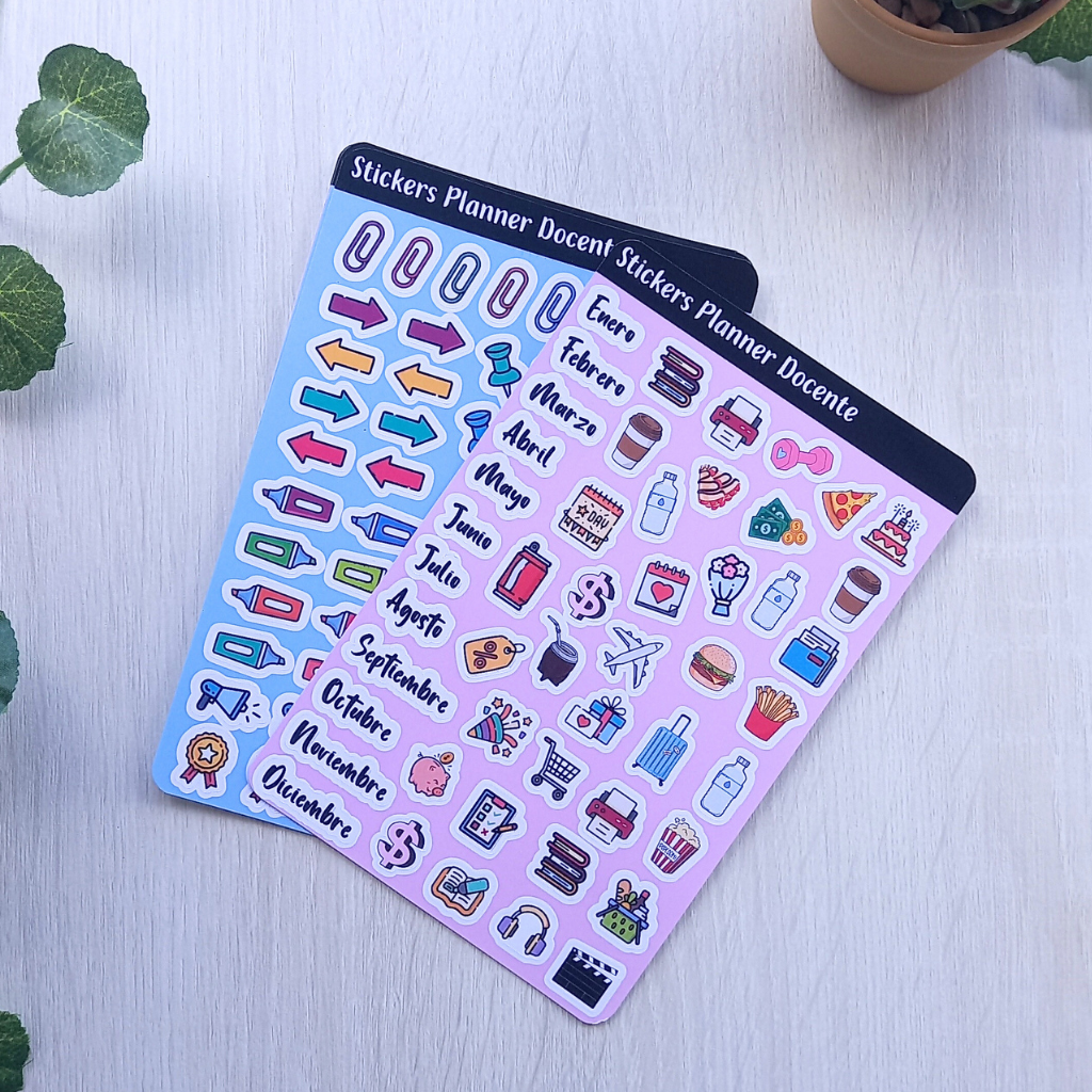 PACK STICKER PLANNER DOCENTE