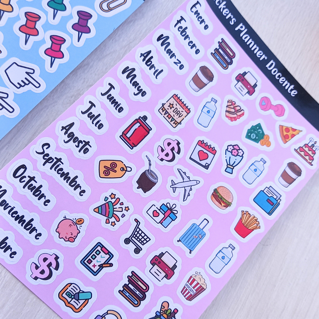 PACK STICKER PLANNER DOCENTE