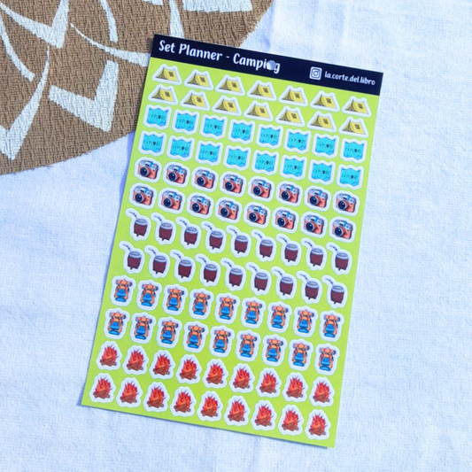 STICKERS PLANNER CAMPING