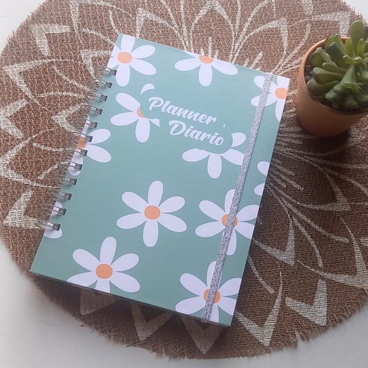 PLANNER DIARIO FLORES