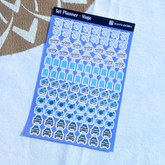 STICKERS PLANNER VIAJES