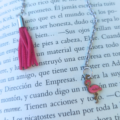 MARCAPÁGINAS CADENA FLAMENCO