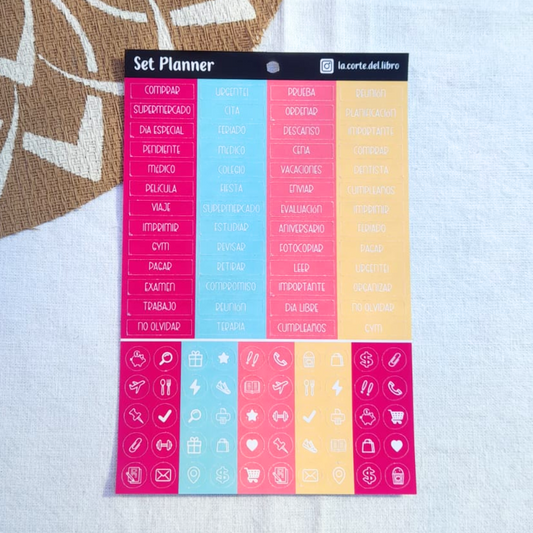 STICKERS PLANNER FUNCIONAL