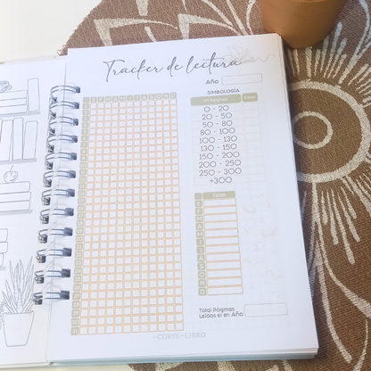 READING JOURNAL BOOK VERDE